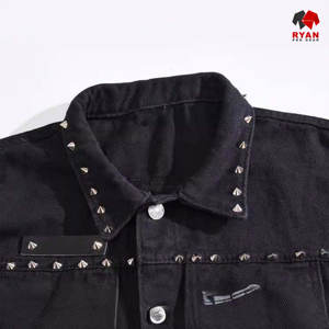 Ryan Pro Gear Nouveau design Gilet en jean unisexe sans manches écologique et tendance avec logo personnalisé Conception ODM OEM - Product Image 2