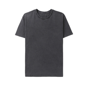 เสื้อยืดโอเวอร์ไซส์ผู้ชายสไตล์วินเทจ ผ้าคอตตอน 100% ทรงริงเกอร์ หนานุ่ม ซักย้อมสีแบบแอซิดวอช แนวสตรีทแวร์ ย้อนยุค เป็นมิตรต่อสิ่งแวดล้อม ระบายอากาศได้ดี - Product Image 3