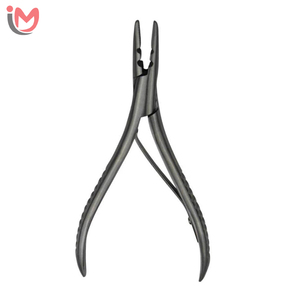 Professional Waterproof Micro-Link Hair Extension <b>Beading</b> Tool Kit High Quality Stainless Steel Hand Plier <b>Needle</b> Leather - Product Image 5