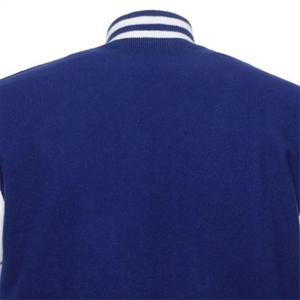 Men's Vintage Style Varsity <b>Jackets</b> with Custom Chenille Embroidery Patch Wholesale <b>Leather</b> Sleeve Bomber and Baseball <b>Jackets</b> - Product Image 6