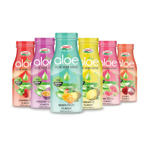 Aloe Vera Natural con Jugo de Frutas Sin Azúcar, Jugo de Aloe en Botella de 500 ml con Pulpa, Bebidas, Jugo de Frutas y Verduras Nawon - Product Image 1
