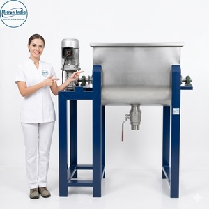 Mezcladora Horizontal de Cinta de Acero Inoxidable de Alta Resistencia, Motor de 3 kW, Capacidad de 100 L, Mezcla Eficiente de Polvo Seco, Recubrimiento de Alimentos - Product Image 4