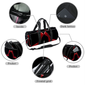 Bolsa Deportiva Unisex Galaxy con Patrón Geométrico, Material de Poliéster, Cierre de Cremallera, Correa Ajustable, Capacidad de 20L, Estilo Moderno - Product Image 3