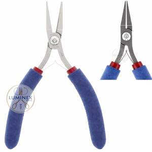 Pince à bec semi-plat semi-pointu, outil de précision pour la fabrication de bijoux, outil manuel professionnel en acier inoxydable de haute qualité et léger - Product Image 2