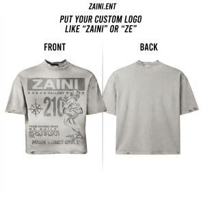 Camiseta Premium para Hombre, 240 GSM, Algodón Lavado con Ácido, Estilo Vintage, Talla Grande, Logotipo Personalizado, Impresión Serigráfica, DTF, DTG, Bordado, OEM - Product Image 1