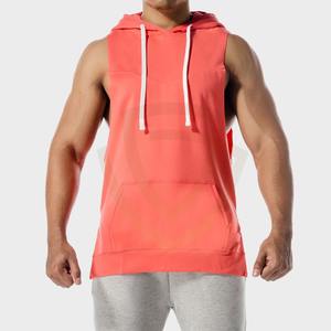 Sudaderas sin mangas para hombre, camisetas con capucha para culturismo, productos de moda para entrenamiento masculino, sudaderas con capucha para gimnasio - Product Image 1