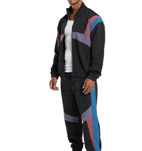 Nouvel Arrivage Ensemble Survêtement Unisexe Deux Pièces Décontracté Léger en Nylon/Polyester avec Coupe-Vent Zippé pour l'Automne - Product Image 6