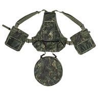 Gilet tactique camouflage pour homme avec plusieurs poches, respirant, pour la chasse en plein air, saison printemps, en toile