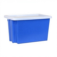 Caisse de rangement en plastique empilable et emboîtable de 68 L, populaire en Australie, pour la chaîne du froid et le stockage logistique