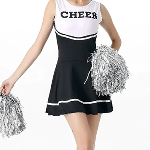 Bespoke Team Design Cheerleading uniform <b>Custom</b> Embroidery Cheer <b>Dress</b> Factory OEM <b>Custom</b> Cheerleading uniform Striped Match - Product Image 3