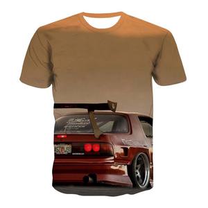 Camiseta Informal de Cuello Redondo para Hombre, Estampado Digital para Campaña Electoral, Color Sólido, Corte Regular, Transpirable, de Secado Rápido, Poliéster/Algodón - Product Image 4