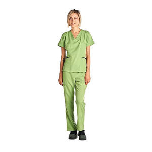 Best Selling Women's Design Fashion Nursing <b>Scrubs</b> Set Twill Polyester Medical Uniforms Hospital/clinic <b>Clothes</b> Needle Detection - Product Image 2