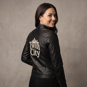 Highest Quality Long Sleeve <b>Lightweight</b> Durable Slim Fit New Arrival <b>Black</b> Women's Genuine Sheepskin Leather <b>Jacket</b> - Product Image 5