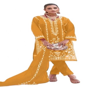 Trajes paquistaníes estampados de último diseño para todas las ocasiones de La India disponibles a precio mayorista - Product Image 2