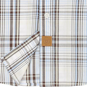 Camisa de Vestir Casual para Hombre, Diseño Moderno y Lujoso, Color Personalizado, Estampado Sólido, 100% Algodón Franela, Transpirable y Ecológica - Product Image 4