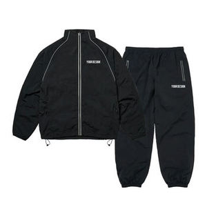 Chaqueta cortavientos de nailon ligero estilo vintage con puños, pantalones de chándal holgados para hombre, venta al por mayor, ropa deportiva urbana lisa, cortavientos - Product Image 6
