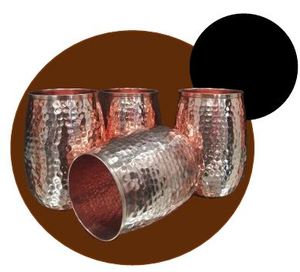 Royal Dining <b>Copper</b> Tumbler Set Elegant Beverage Glass for Hospitality <b>Table</b> Serving and Lifestyle Hydration - Product Image 6