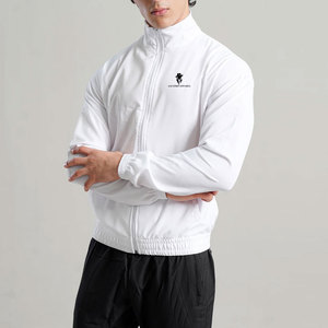 Lightweight Men <b>Winter</b> <b>Running</b> <b>Jacket</b> Breathable Full Zip Athletic Outerwear For <b>Running</b> Training Walking Hiking And Fitness - Product Image 1