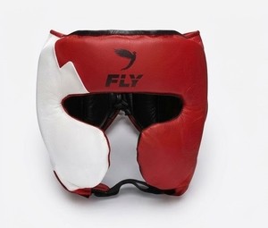 Fly Superlace Boxing <b>Gloves</b> Cheek Bar Head Guard Groin Guard Cup Protector Genuine Cowhide Leather MMA Sparring Training Kit - Product Image 3