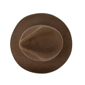 Linglong 100% Australian Wool Wide Brim Men's <b>Hat</b> Autumn Winter Cowboy Felt <b>Bands</b> Bulk Leather Plain Design for Party Scenes - Product Image 4