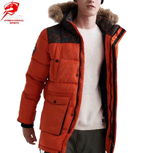 Breathable Made In High Quality <b>Parka</b> Jackets <b>Men</b> Fleece Lined Fabric Windproof Hooded Comfortable <b>Winter</b> <b>Coat</b> For Sale - Product Image 3