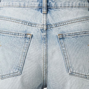 Heavy <b>Work</b> Casual Denim Shorts Colorful Floral Embroidery Womens Summer Loose <b>Jeans</b> Best Quality Customized Color Wear - Product Image 5