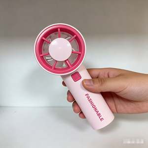 Ventilador de Mano Personalizado con Diseño de Dibujos Animados, Venta Directa de Fábrica, Alta Velocidad, 3 Velocidades, Batería de Litio de 500 mAh - Product Image 4