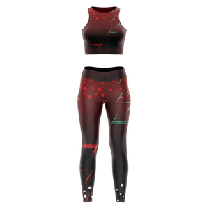 2026 New Arrival All Over Sublimation Print Breathable Gym Fitness Bra and Legging <b>Yoga</b> <b>Set</b> Made in Pakistan OEM Service - Product Image 4