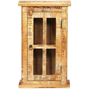 Armoire murale en bois massif récupéré 17,3''x8,3''x28,3'' pour le rangement de la cuisine - Product Image 2