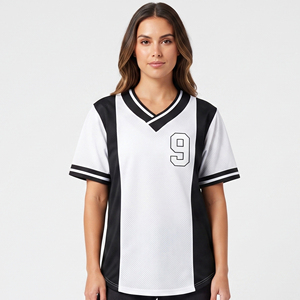 Maillot de baseball en mesh personnalisé pour femme, coupe ample, imprimé par sublimation, vente en gros - Product Image 1