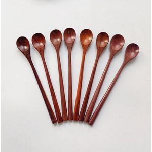 Handmade Pure Natural Wooden Wedding Eco-Friendly Durable Long Handle <b>Mirror</b> Polish Stir Spoon for Coffee Mixing - Product Image 3