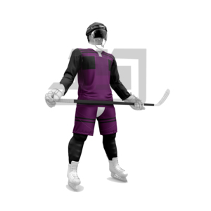 Tenue d'équipe de hockey sur glace personnalisée, maillot et pantalon assortis, noms et numéros personnalisés, couleurs vives, tissu durable prêt pour le jeu, 100% 3D - Product Image 3