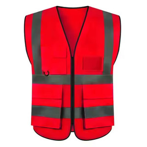 Fabricant OEM personnalisé de gilets de sécurité réfléchissants haute visibilité, vente en gros, vêtements de travail multi-poches, production en vrac, usine - Product Image 2