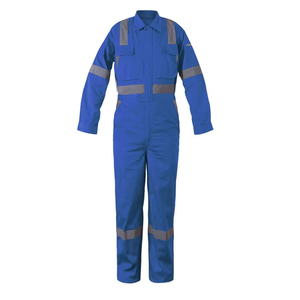 High Quality Wholesale OEM Custom Unisex Reflective Breathable Polyester Work Coveralls Safety <b>Overalls</b> High Visibility Stripes - Product Image 3