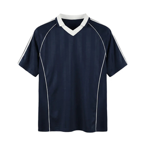 Camiseta de Fútbol de Primera Calidad con Cuello, Ropa de Entrenamiento de Secado Rápido, Fabricante, Suministro al por Mayor - Product Image 6
