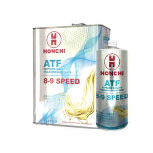 Huile de direction assistée entièrement synthétique HONCHI rouge et blanche en bidon métallique pour véhicules lourds, mécanique automobile, moteur - Product Image 3