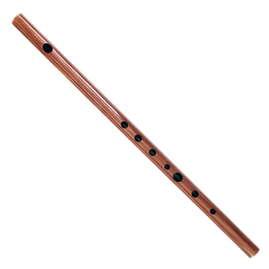Flauta de bambú de 6 agujeros, flauta irlandesa de madera, instrumento de viento tradicional folclórico, diseño simple de orificio abierto para práctica y presentaciones. - Product Image 1