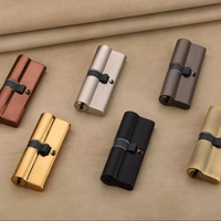 Cerradura de latón de doble cara de 80 mm de alto rendimiento para muebles, herrajes de alta resistencia para proyectos de contratistas y arquitectos.
