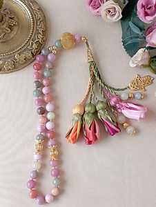 Tasbih Mala de Resina Islámica Hecha a Mano, Cuentas de Oración Lisas para Meditación, Adoración, Devoción Diaria, Regalo de Tradebyd - Product Image 1