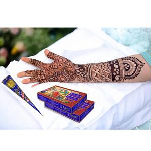 Cono de Henna Premium de Alta Calidad |   Acabado en Color Oscuro |   Henna Biodegradable y Segura para la Salud |   Henna Aromática para Arte Corporal |   Suministro del Fabricante - Product Image 6