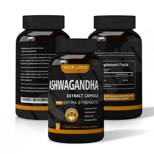 Capsules d'extrait de racine d'Ashwagandha en vrac, 100% pur et naturel, extrait de Withania Somnifera, capsules qui stimulent l'énergie et l'endurance pour les hommes - Product Image 6