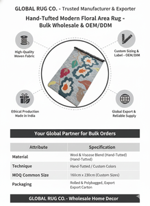 Tapis tissé à motif floral avec franges, tapis de sol doux pour salon, chambre à coucher, décoration intérieure, tapis décoratif - Product Image 6