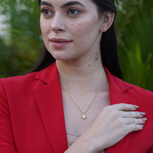 Premium Quality Zyorio Jewels PD39 Forever Symbol Diamond Pendant Necklace <b>Gold</b> Jewelry for Women Luxury Wedding Anniversary - Product Image 6