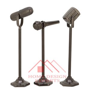 Nueva llegada escultura de mesa abstracta de aluminio para el hogar y decoración de escritorio escultura de micrófono de sala de estar a la venta 2025 - Product Image 6