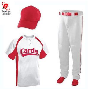 Maillot de baseball américain respirant personnalisé personnalisé Ensembles de vêtements de sport Numéro de nom de l'équipe - Product Image 6