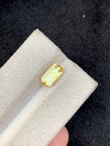 Zafiro amarillo natural facetado, piedra preciosa suelta para hacer joyas, anillo, colgante, pendientes, regalo para mujer - Product Image 2