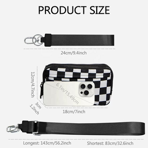 Sacs banane pour femmes et hommes, sacoche de ceinture bandoulière avec sangle réglable, en nylon, pour usage extérieur, sacoche de taille tendance, prix de gros - Product Image 2
