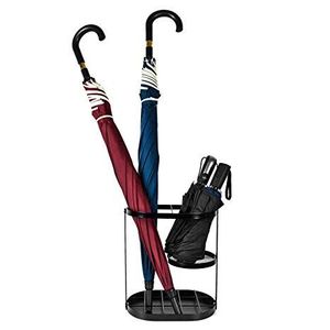 Porte-parapluie élégant en métal thermolaqué avec perforations artistiques pour une utilisation durable et stylée - Product Image 2