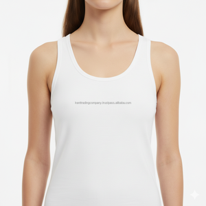 Camiseta sin Mangas Ligera 100% Algodón, Marca Privada, Unisex, Logotipo Personalizado, Jersey Liso sin Estampado, Venta al Por Mayor - Product Image 4