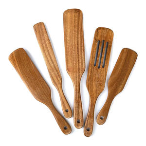 Ustensiles de cuisine en bois les plus vendus, accessoires de cuisine en bois naturel, ensemble d'ustensiles de cuisine antiadhésifs - Product Image 3